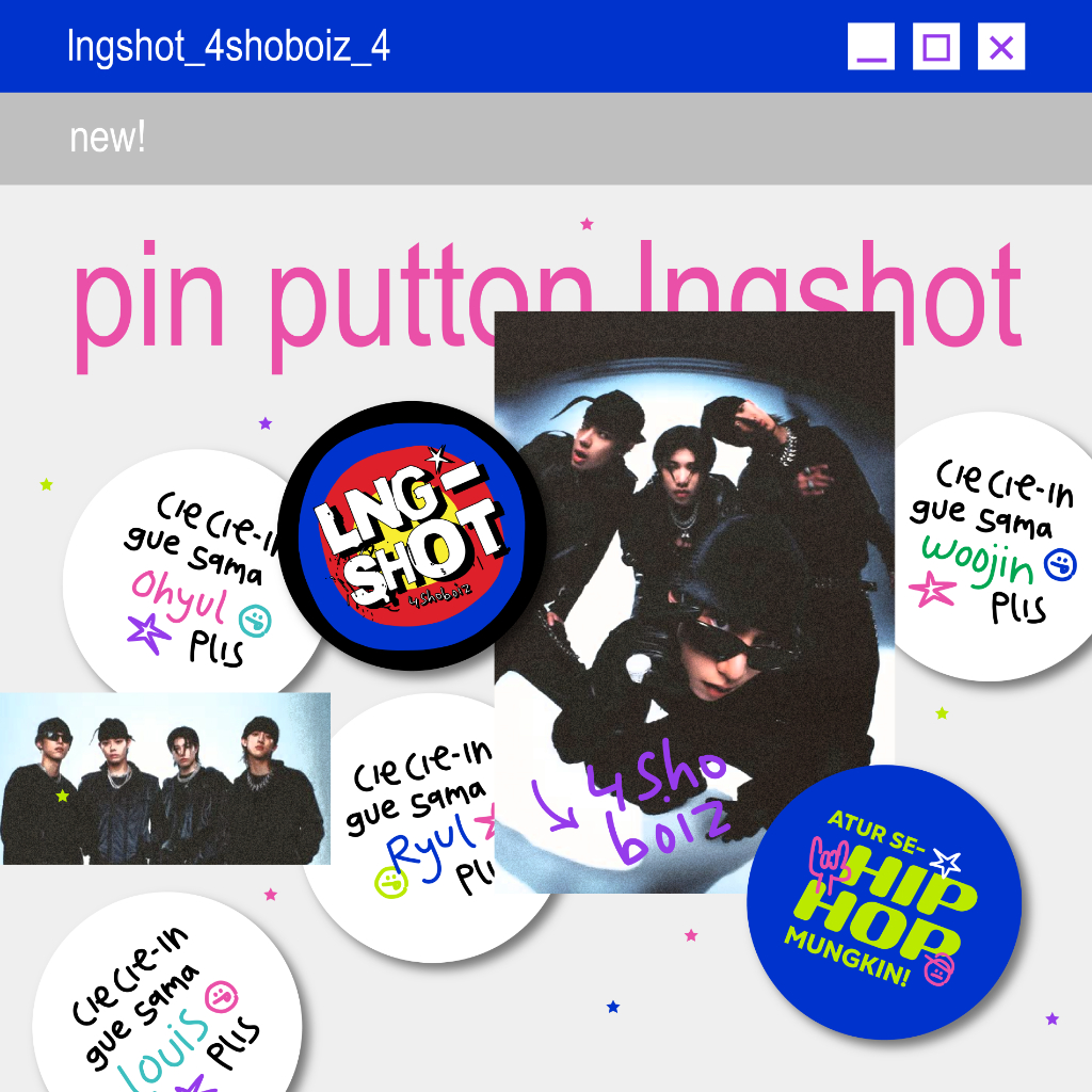 Jual [PO] Pin Button LNGSHOT | Shopee Indonesia