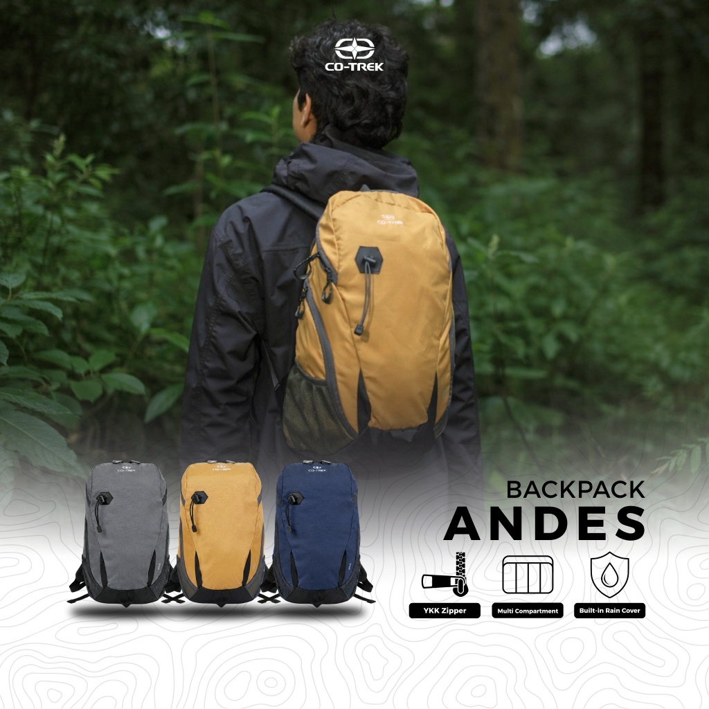 Tas Ransel Backpack 21L Andes Outdoor Daypack Cotrek Adventure