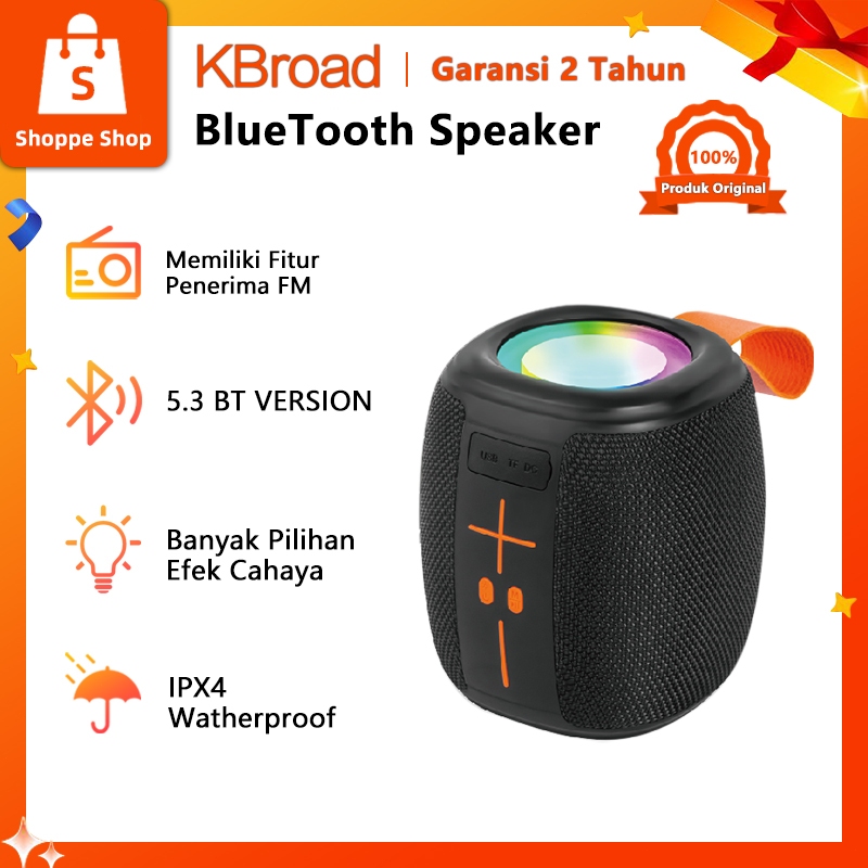 Jual Speaker Bluetooth 5.3 IPX4 Tahan Air Lampu RGB Portable Super Bass ...