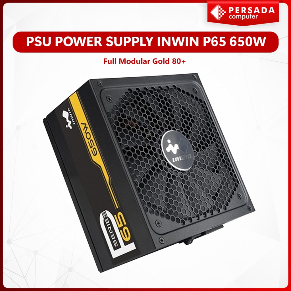 Jual InWin PSU P65 650W 80+ Gold - Fully Modular Flat Cables. RESMI 5 ...