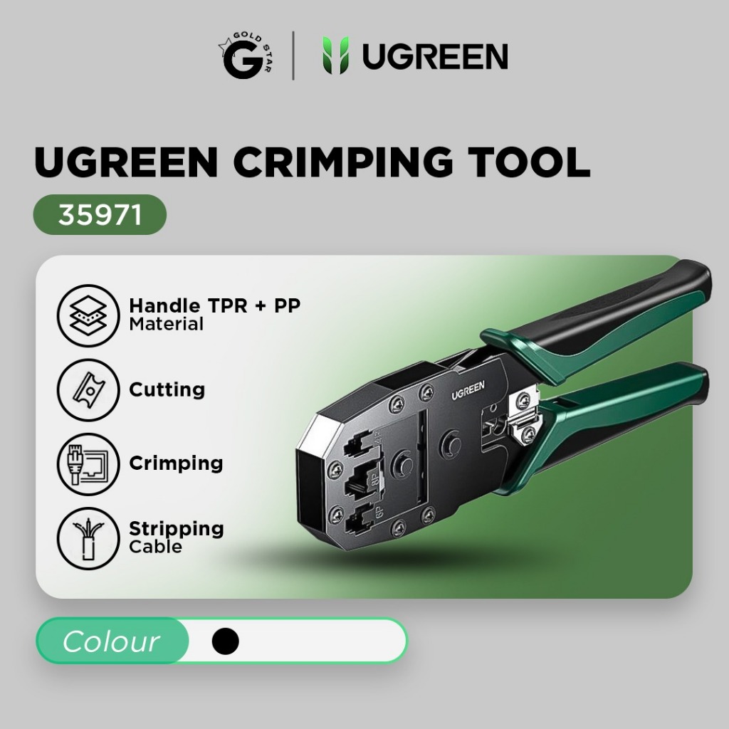 Jual UGREEN Tang Crimping Tool RJ45 RJ11 Lan Network Cable 6P 8P Alat ...
