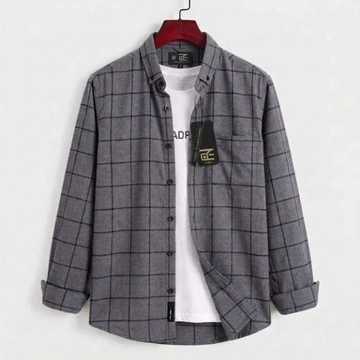 Kemeja Flanel Kotak Hitam Lengan Panjang Kualitas Premium Kemeja Flanel Distro Pria
