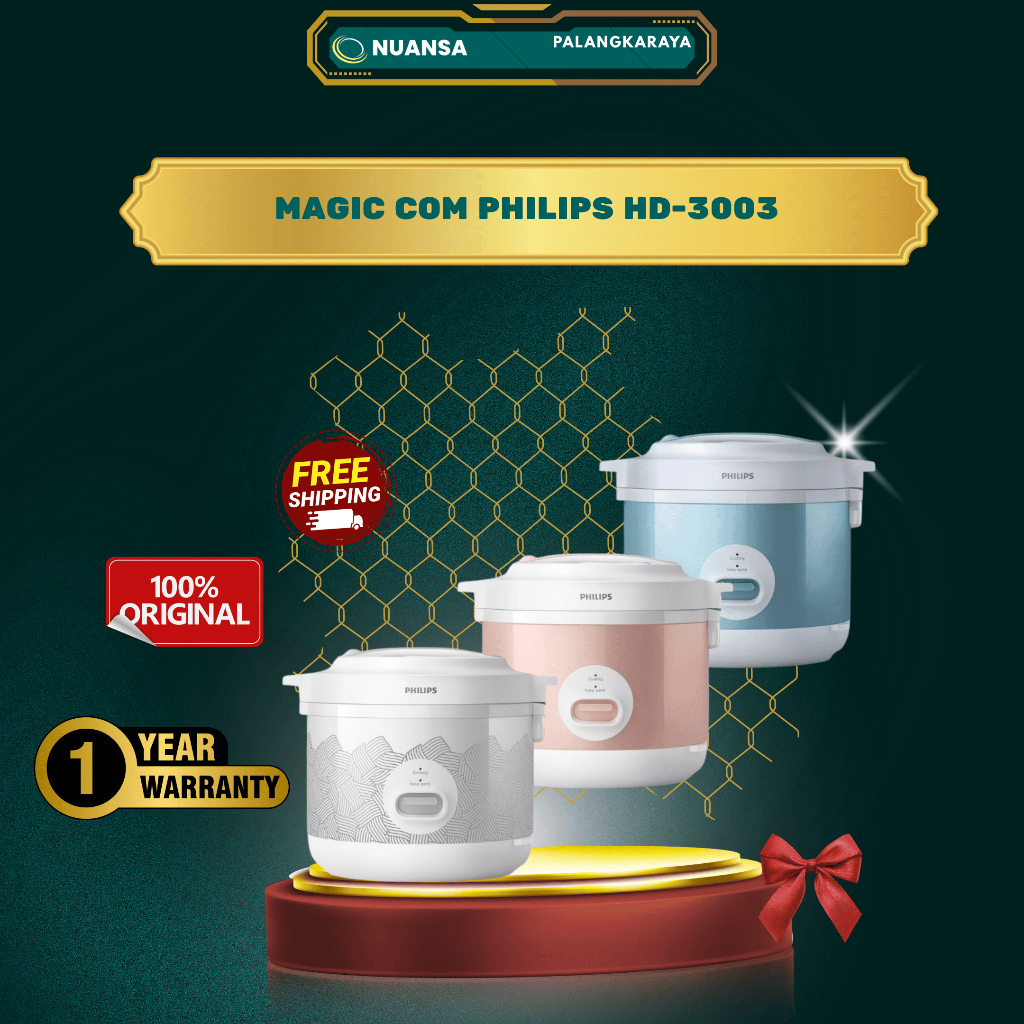 Jual PHILIPS RICE COOKER HD 3003- PHILIPS RICE COOKER 1000 SERIES ...