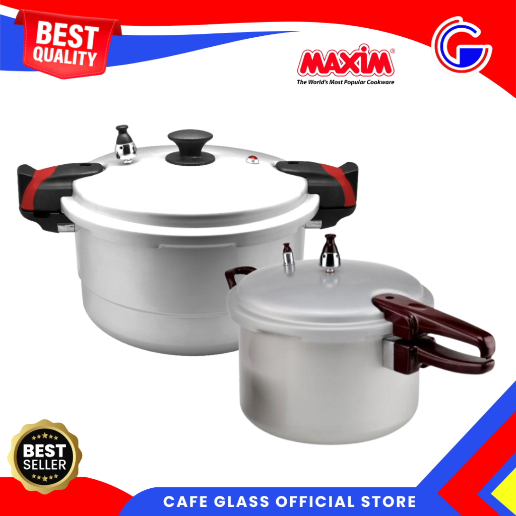 Panci Presto 4L/7L/12L Maxim - Panci Masak Aluminium Presto - Panci Masak Pengempuk Daging Ikan