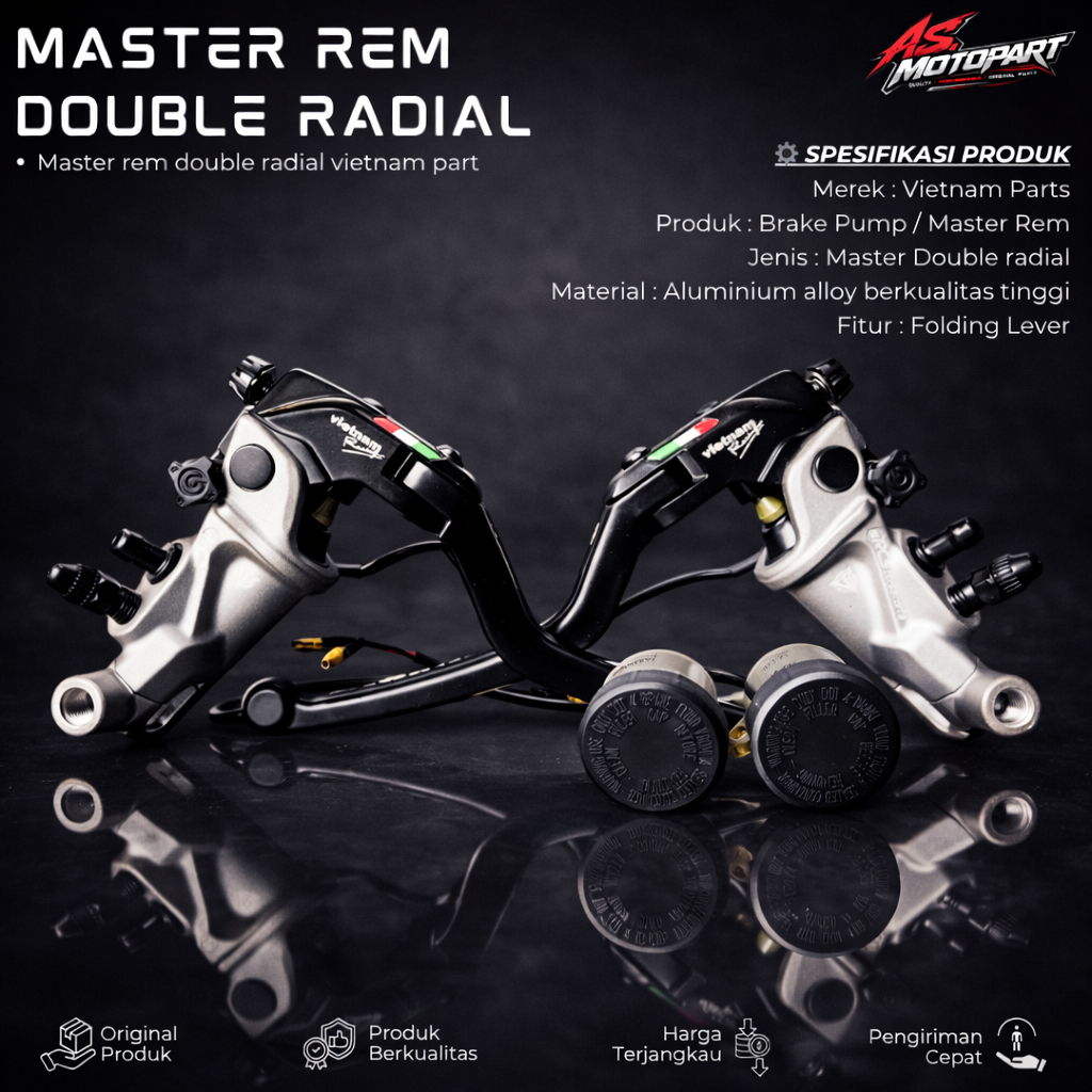 Jual MASTER REM VIETNAM CORSA COSRA RCS 19 PAKET HANDLE REM UNIVERSAL ...