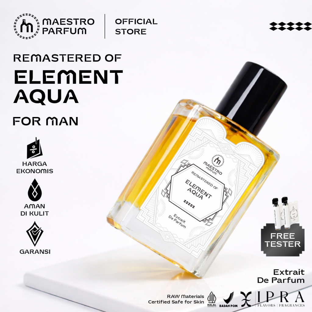 Jual Element Aqua - Parfum Pria Tahan Lama Extrait De Parfum Remastered ...