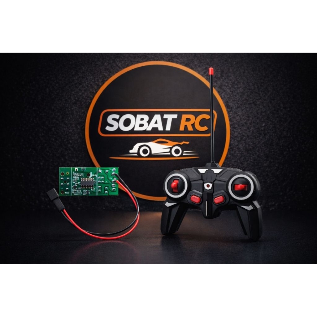Jual Set Remot RC 6 Channel 27MHz + Modul Receiver + Kabel Charger ...