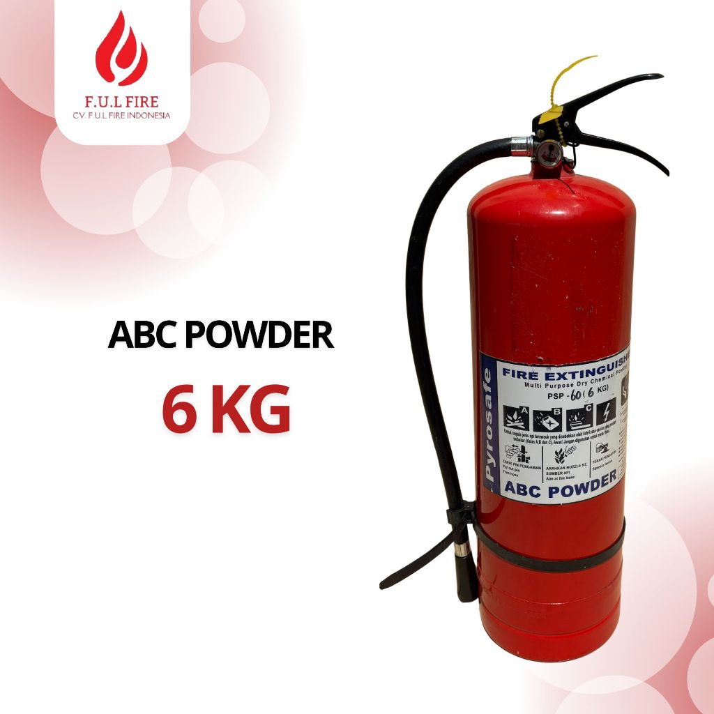 Jual APAR 6 KG ABC DRY POWDER - Efektif untuk semua jenis kebakaran ...