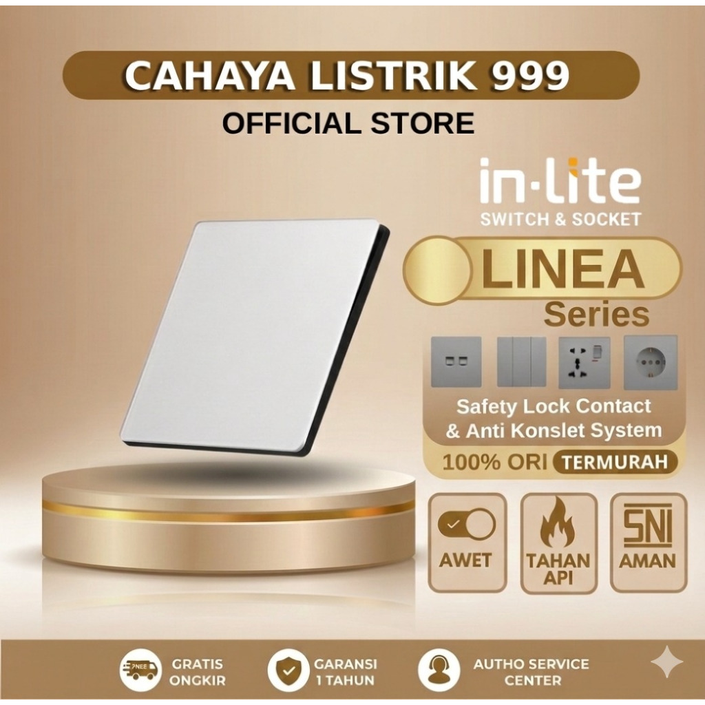 Jual INLITE Saklar Linea Series - Saklar & Stop Kontak | Shopee Indonesia
