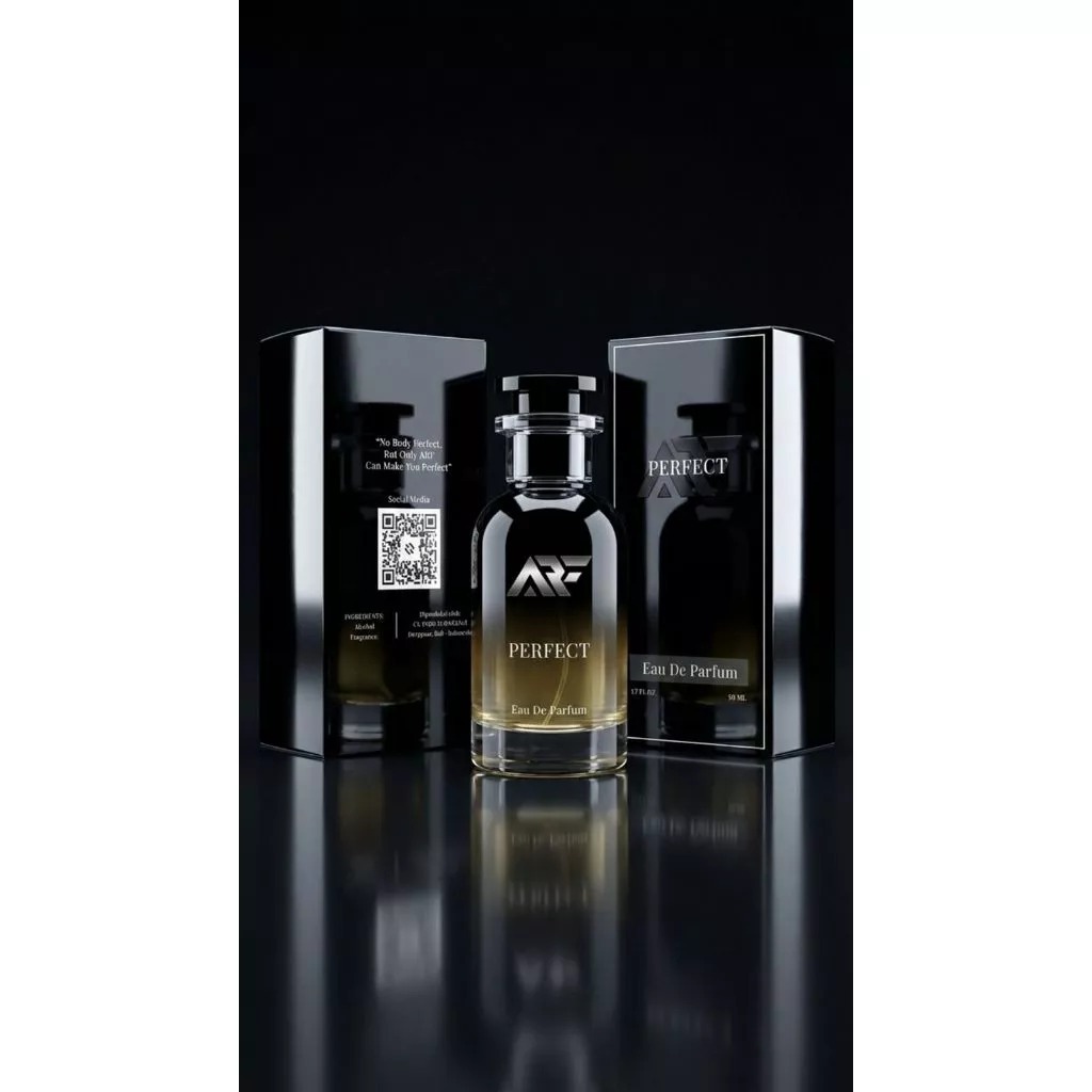 Jual Parfum Pria RF Perfect Eau De Parfum 50 ML Botol Kaca Hitam Elegan ...