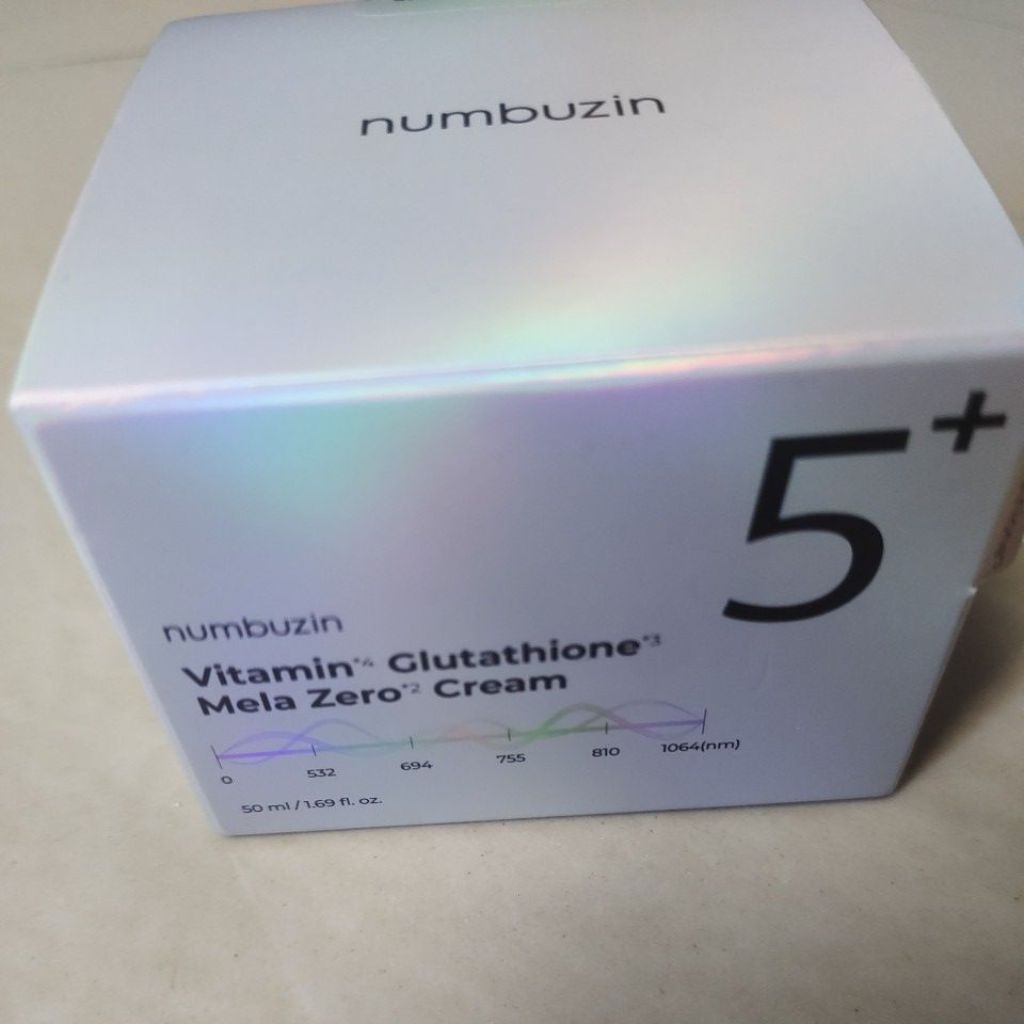 Jual numbuzin 5+ vitamin glutathione mela zero cream