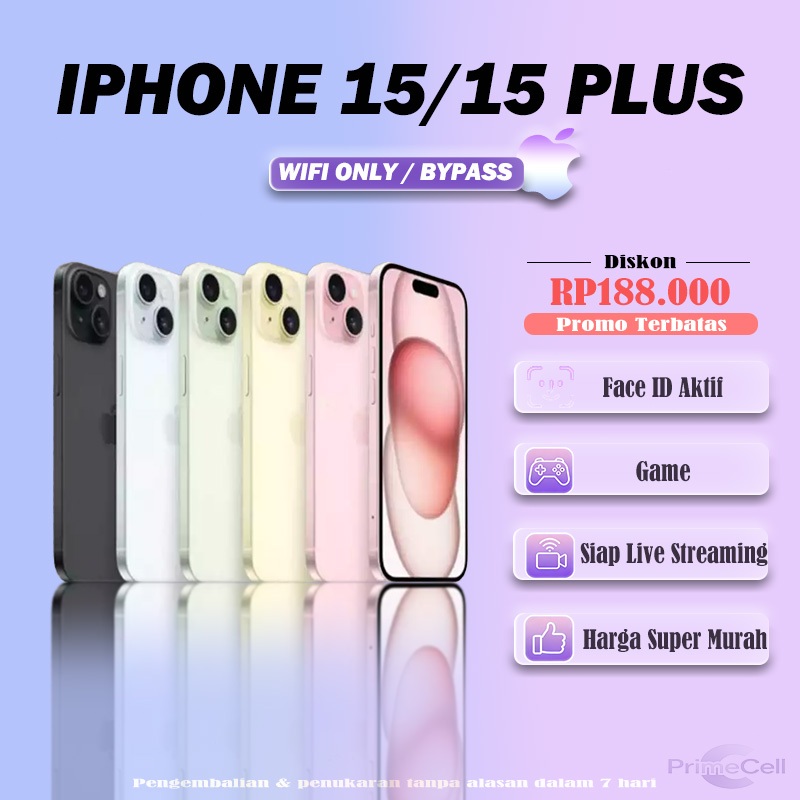 Jual iPhone 15 / 15 Plus SECOND ORIGINAL Inter 128/256/512GB Dynamic ...