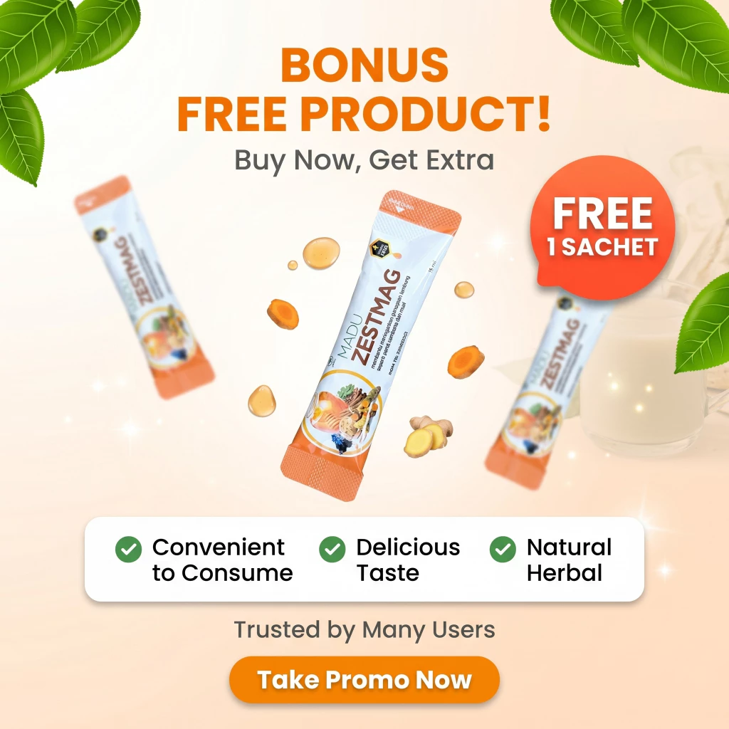 Free 1 Sachet Madu Zestmag - foto 1