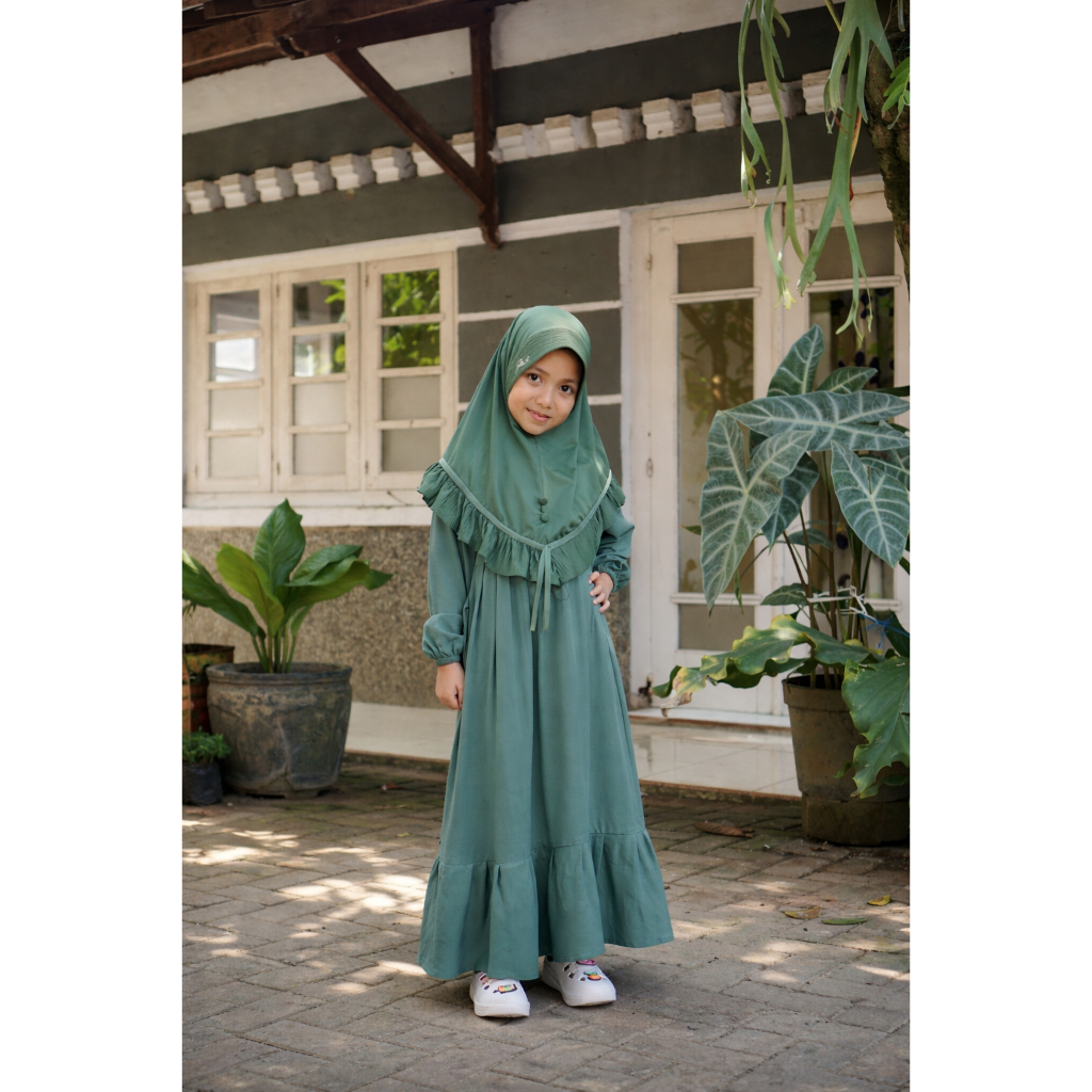 Gamis Anak Polos Muslim Anak & Umur 9