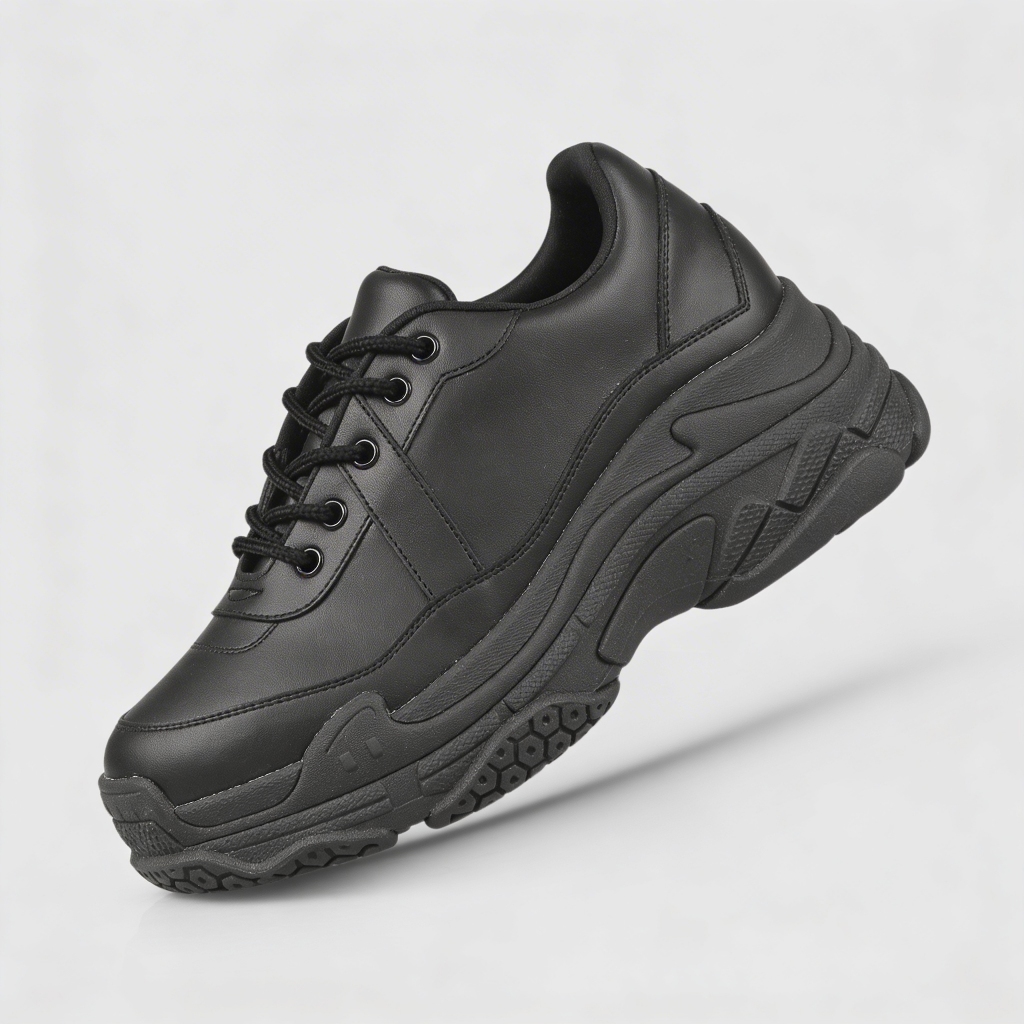 Jual ELIRA Sepatu Chunky Sneakers Wanita DUSTIN Black White Cream ...