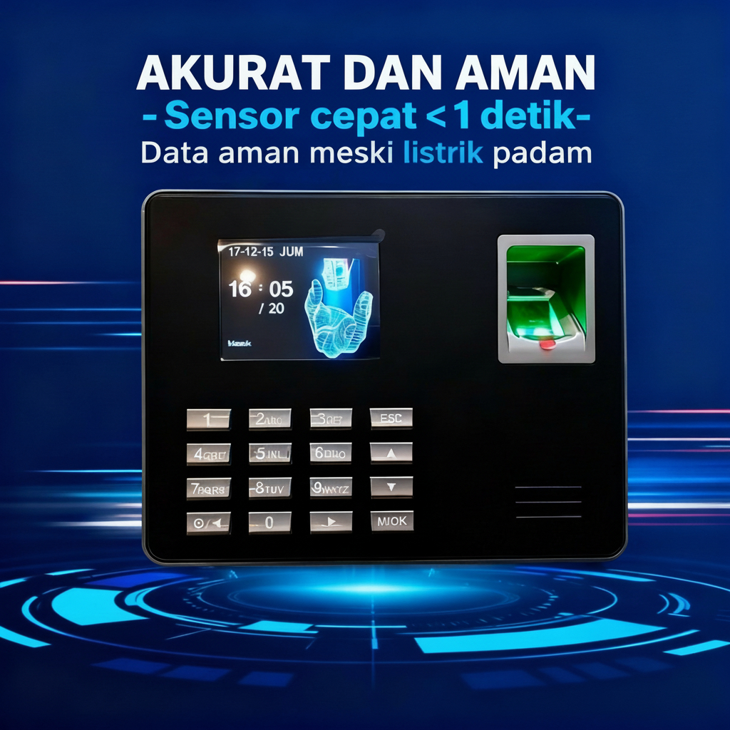 Jual Mesin Absensi Fingerprint Sidik Jari ICON 800 & ICON 16 Absen ...
