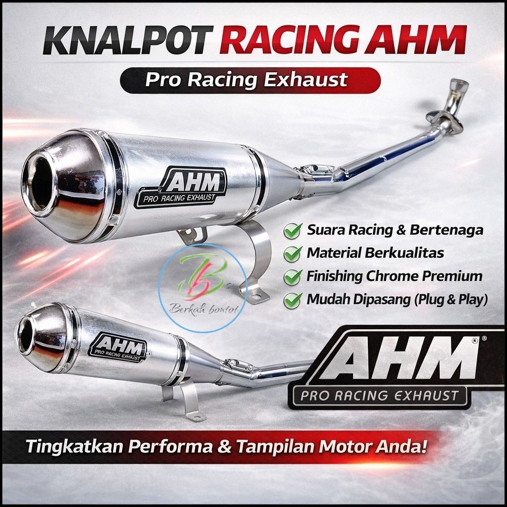 Jual AHM Knalpot Racing Suara Bass Padat PNP Untuk Motor SUPRA SUPRA ...