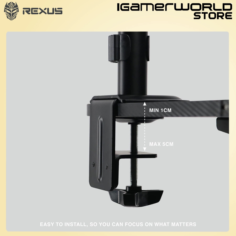 Jual Rexus Monitor Arm Bracket DBM01 DBM02 / DBM-01 DBM-02 Stand ...