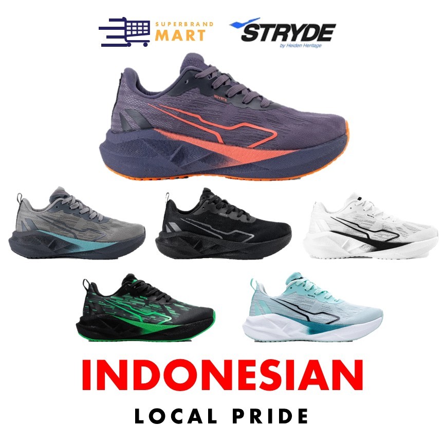 Jual Sepatu Heiden Heritage Stryde Rival Sneakers Olahraga Lari Sport ...