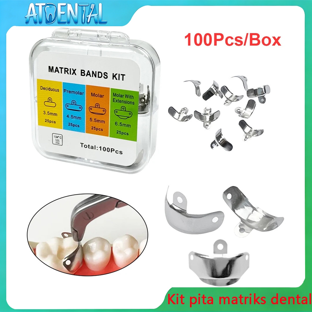 Jual Professional Metal Matrices Set Dental - Matriks Logam Gigi 4 ...