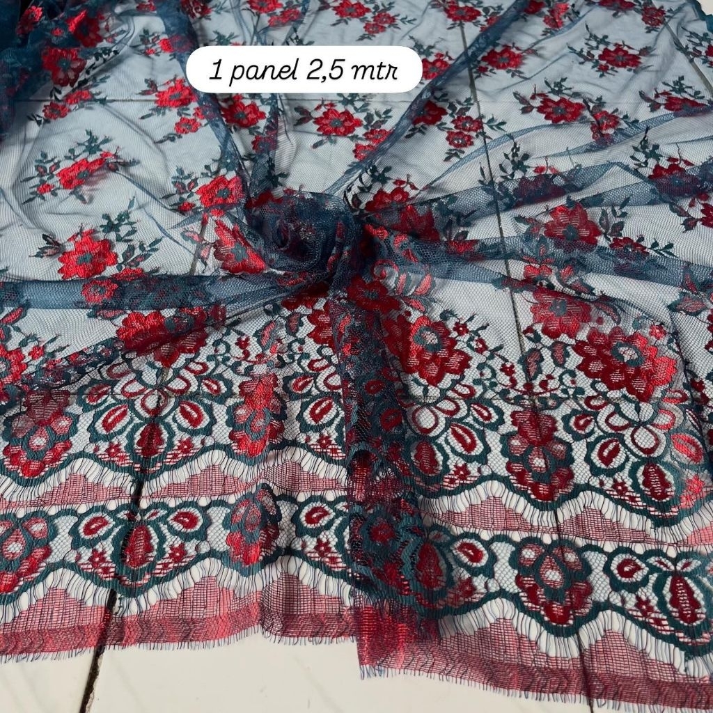 Jual BAHAN/KAIN TULLE PANELAN IMPORT LEBAR KAIN 1.5 METER PANJANG KAIN ...