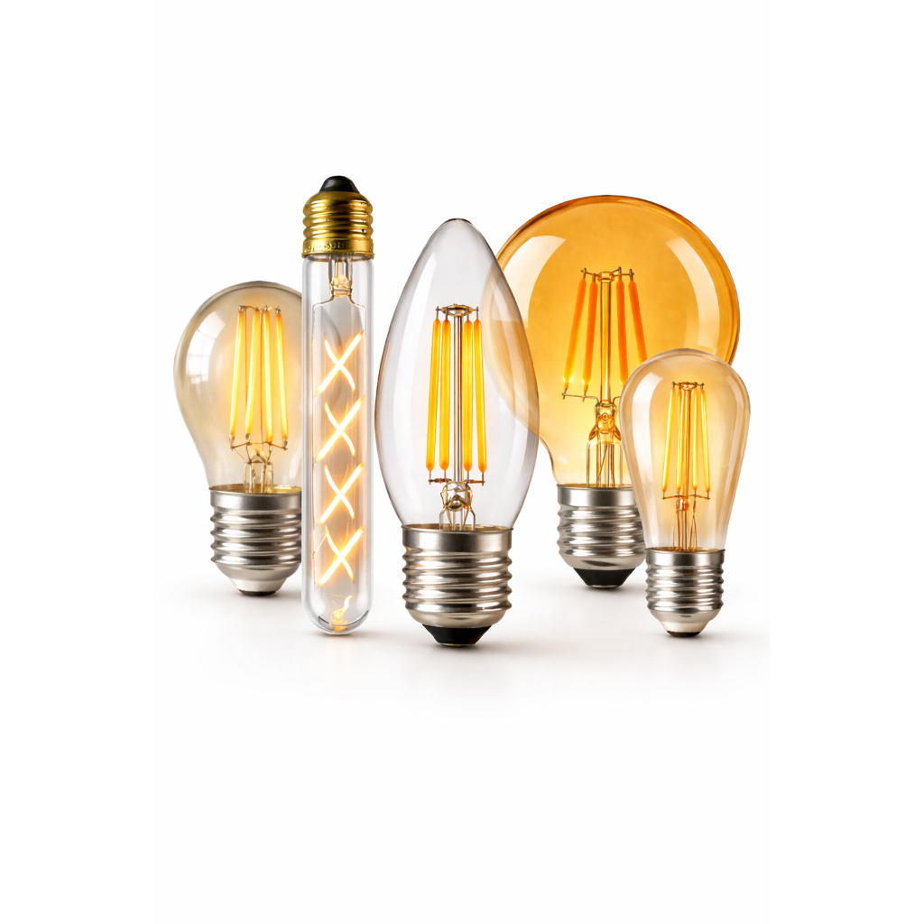 Jual Lampu led filamen / bolam led light bulb 2w 4w untuk lampu rotan ...