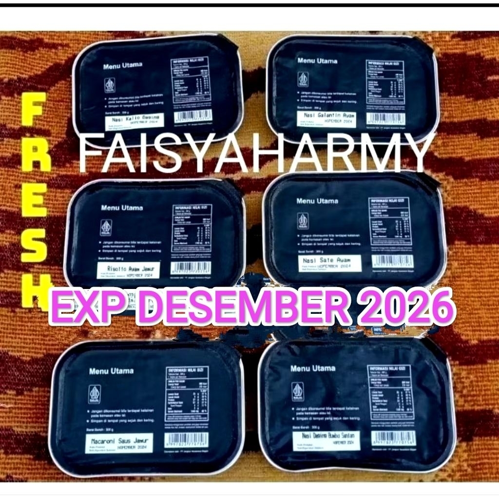 Jual RANSUM MAKANAN PREMIUM TENTARA PER 1 PICS GRATIS PEMANAS EXP ...