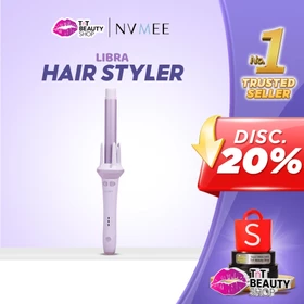 NVMEE Catokan Keriting Keramik Otomatis Libra Hair Styler New Desain Elegant TnT Beauty Shop