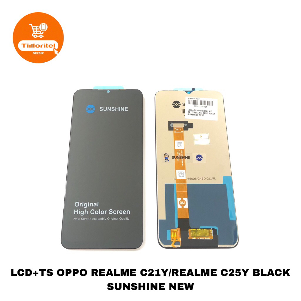 Jual LCD TOUCHSCREEN REALME C21Y RMX3261 RMX3263 / REALME C25Y RMX3265 ...
