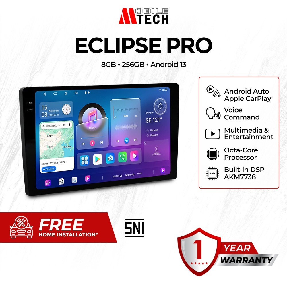 Jual Mobile Tech Head Unit Mobil Android 13 RAM 8+256GB Support AVM ...