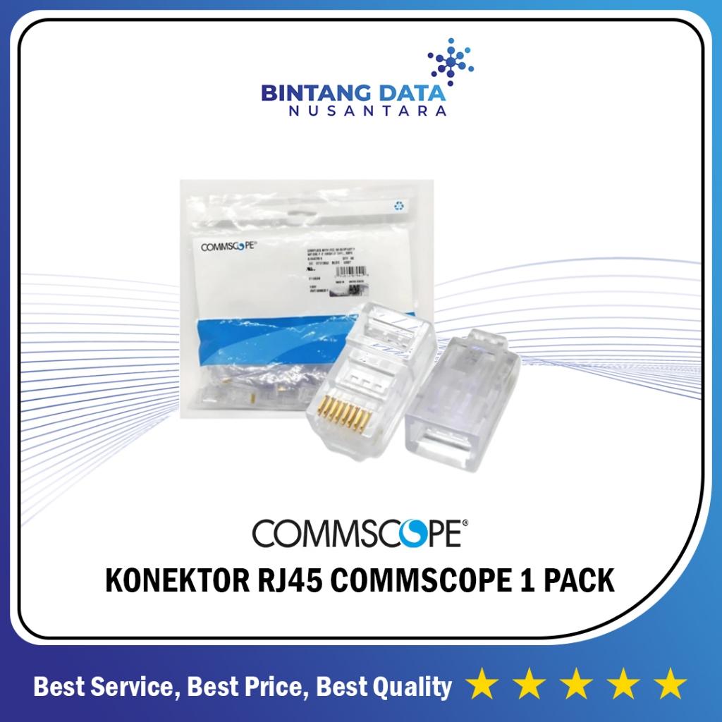 Jual KONEKTOR RJ45 COMMSCOPE 1 PACK 50PCS | Shopee Indonesia