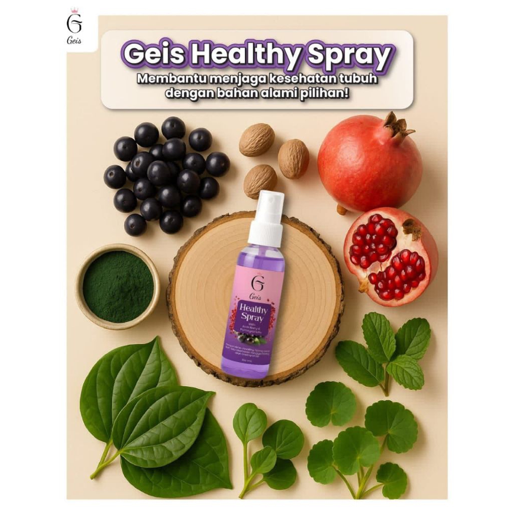 Jual Geis Healthy Spray Asli Bpom Original | Shopee Indonesia