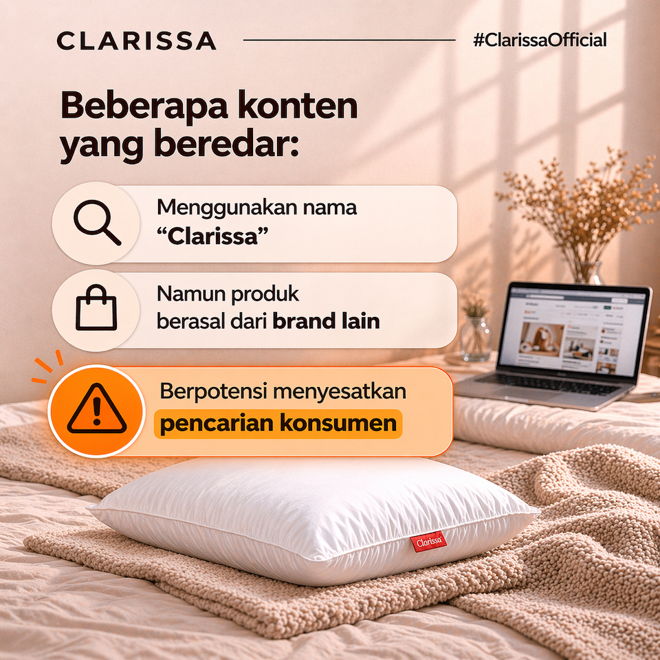 Jual Clarissa Bantal Premium 48x68 cm, 700 grams (Hollowfiber Import ...