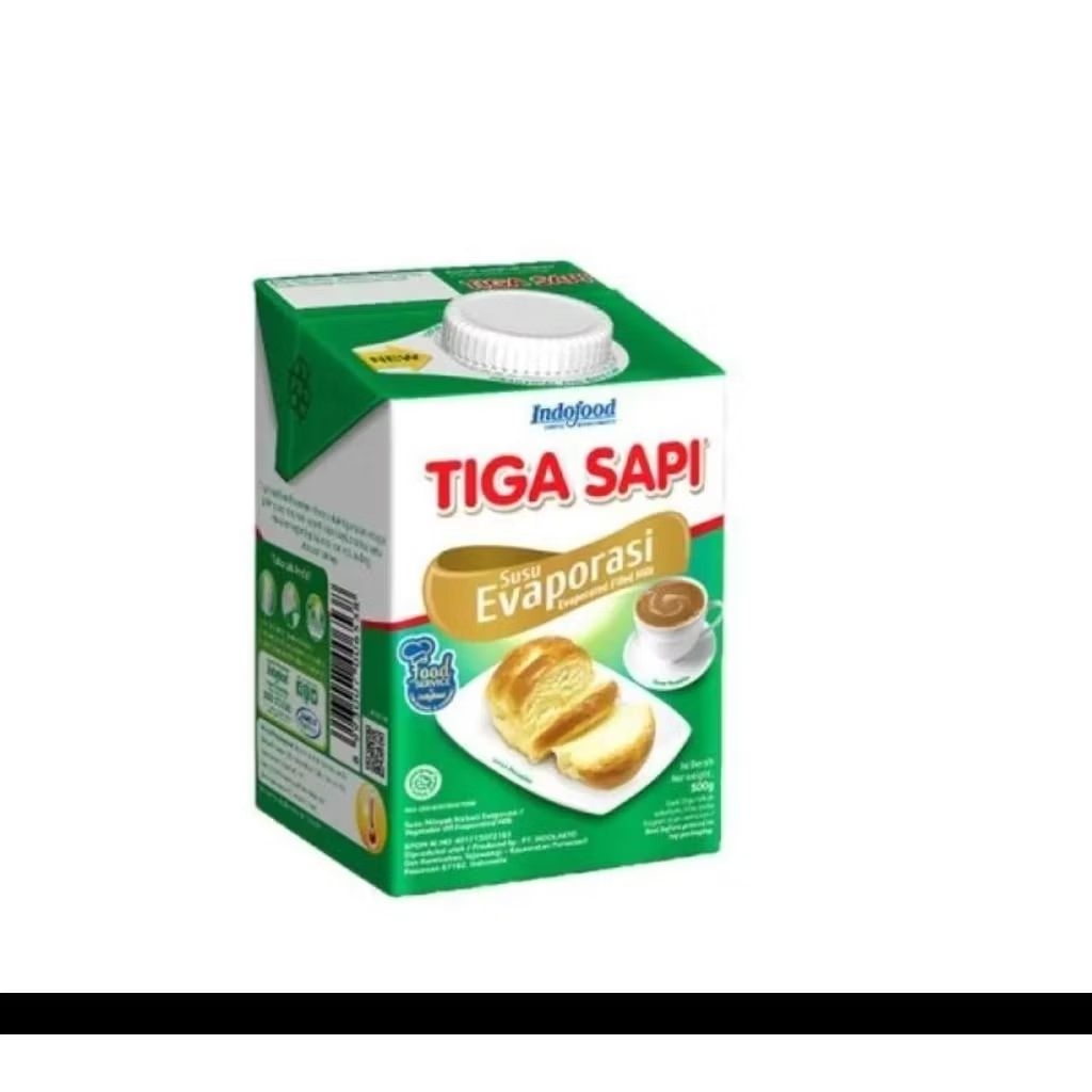 Jual Susu Tiga Sapi Evaporasi 1 karton isi 12 pak - Kental, Kaya Rasa ...