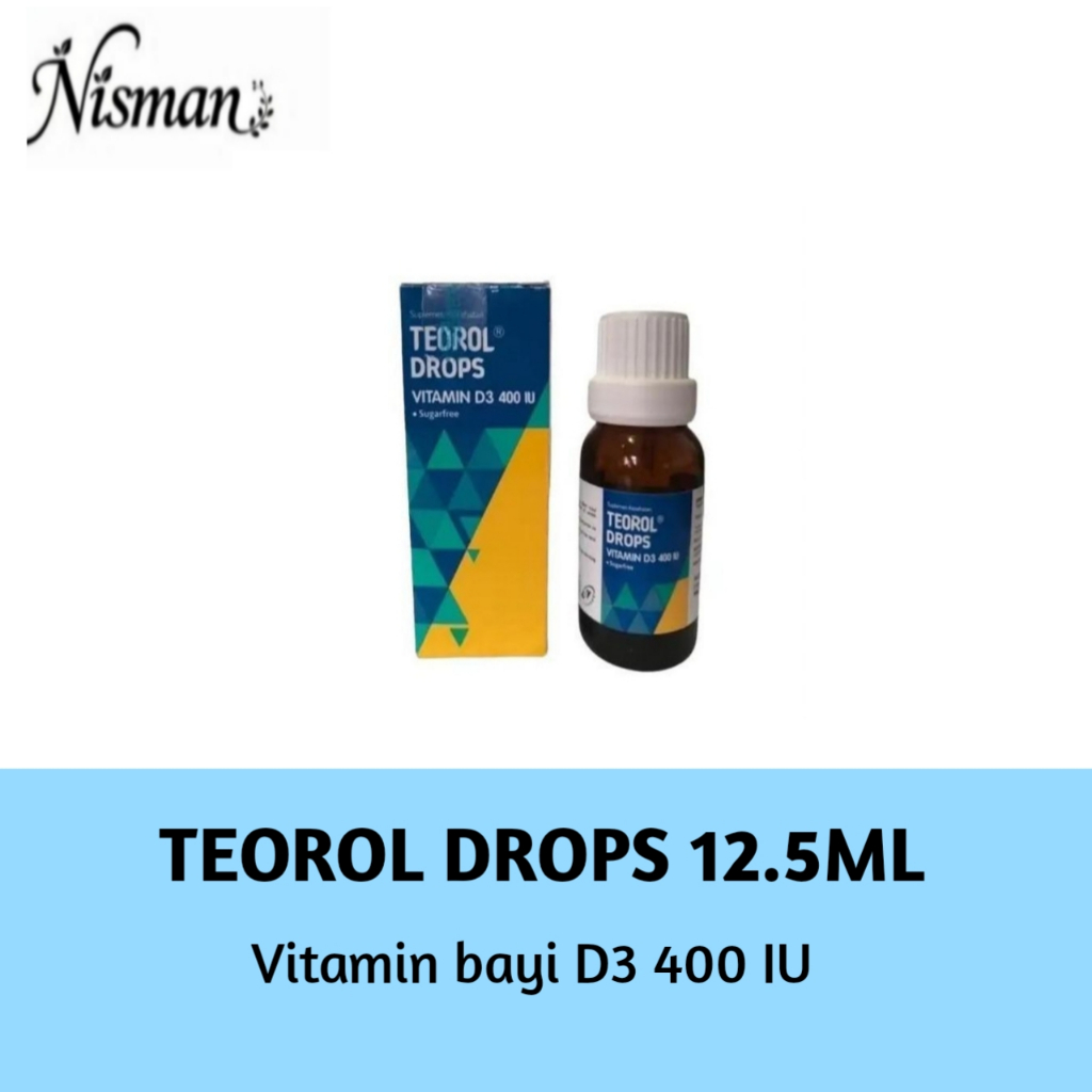 Jual Teorol Drop Vitamin D3 400 IU Suplemen Kesehatan | Shopee Indonesia