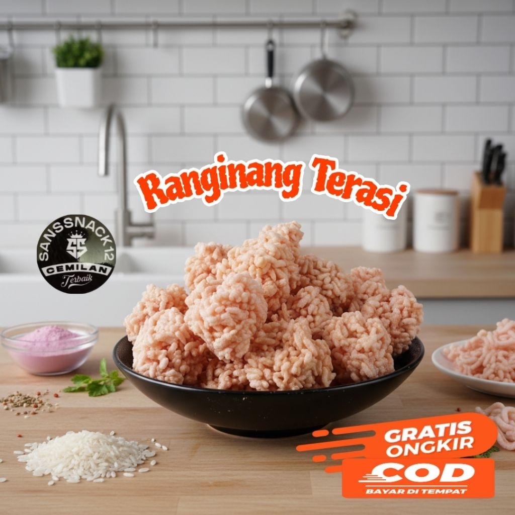 Jual Rengginang Terasi Udang / Ranginang Terasi / Ranginang Mini ...