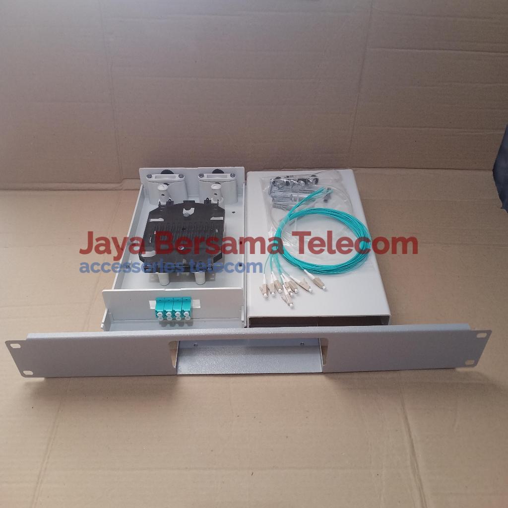 Jual ODF/OTB Rackmount 8Core LC-LC Multimode OM3 Komplit Adapter LC-LC ...