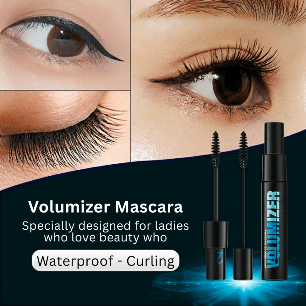Jual Mascara VOLUMIZER Double Head Super Curling and Waterproof Maskara ...