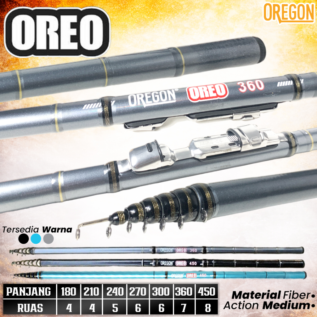 Jual TEGEK OREGON OREO KOLONG SET LENGKAP PANJANG 180-450CM | Shopee ...