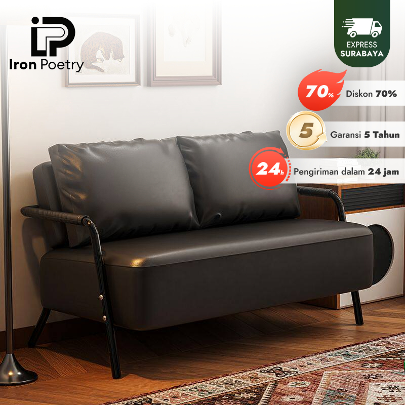 [Surabaya Express]Sofa Ruang Tamu Kursi Sofa Minimalis 1 2 3 Seater Keluarga Aesthetic Bahan Kokoh