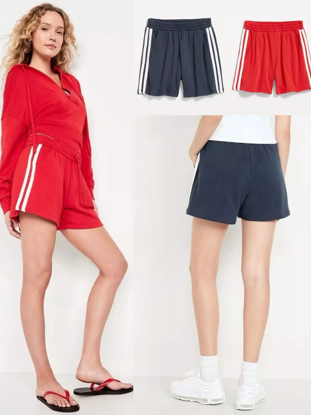 Celana Pendek Wanita OLN Extra High-Waisted Sweat Shorts 5-inch inseam - 2308