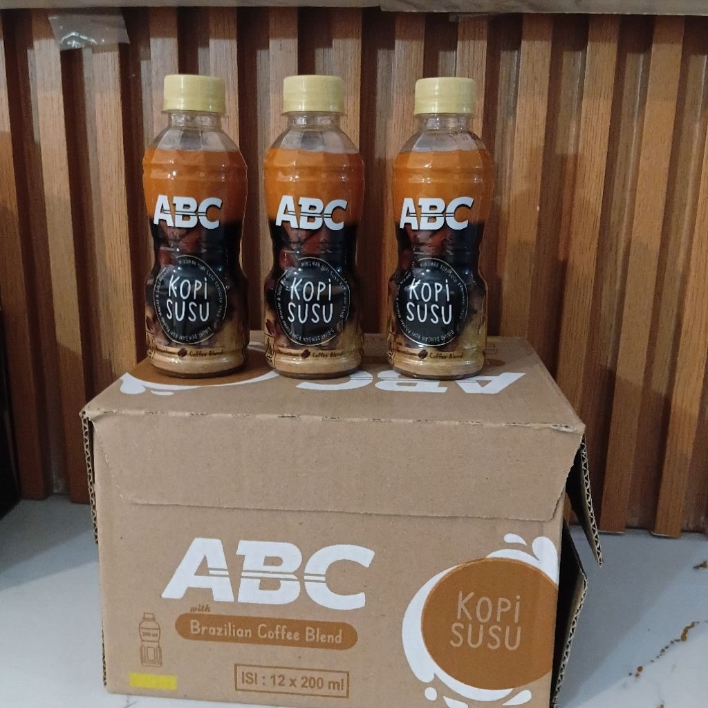 Jual abc kopi susu dalam kemasan botol isi 200 x12 pcs dengan rasa ...