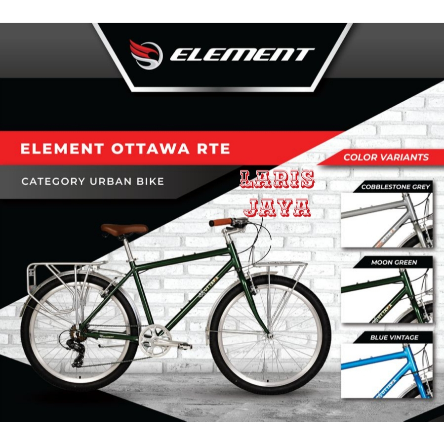Jual sepeda ctb element bergamont Urban Bike Ottawa RTE 26