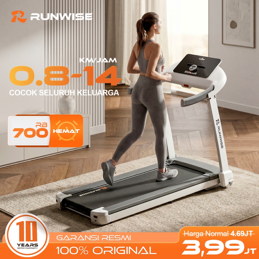 Jual RUNWISE R7 Treadmill Elektrik Low Watt Portable - Alat Olahraga di ...