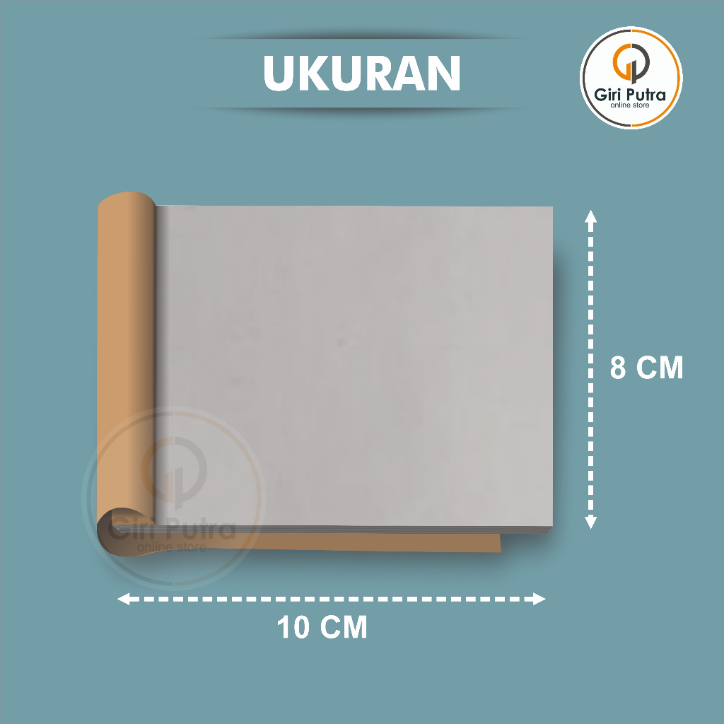 Jual Nota Stensil Kertas Buram / Nota Polos Ukuran 10 x 8 / Nota Polos ...