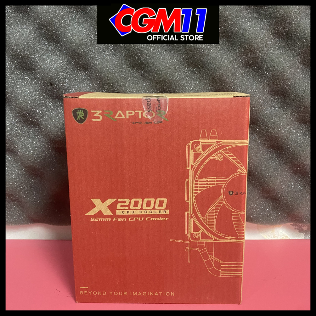 Jual Kipas CPU Cooler 3PowerUp Raptor X200 Heatsink Processor PC ...