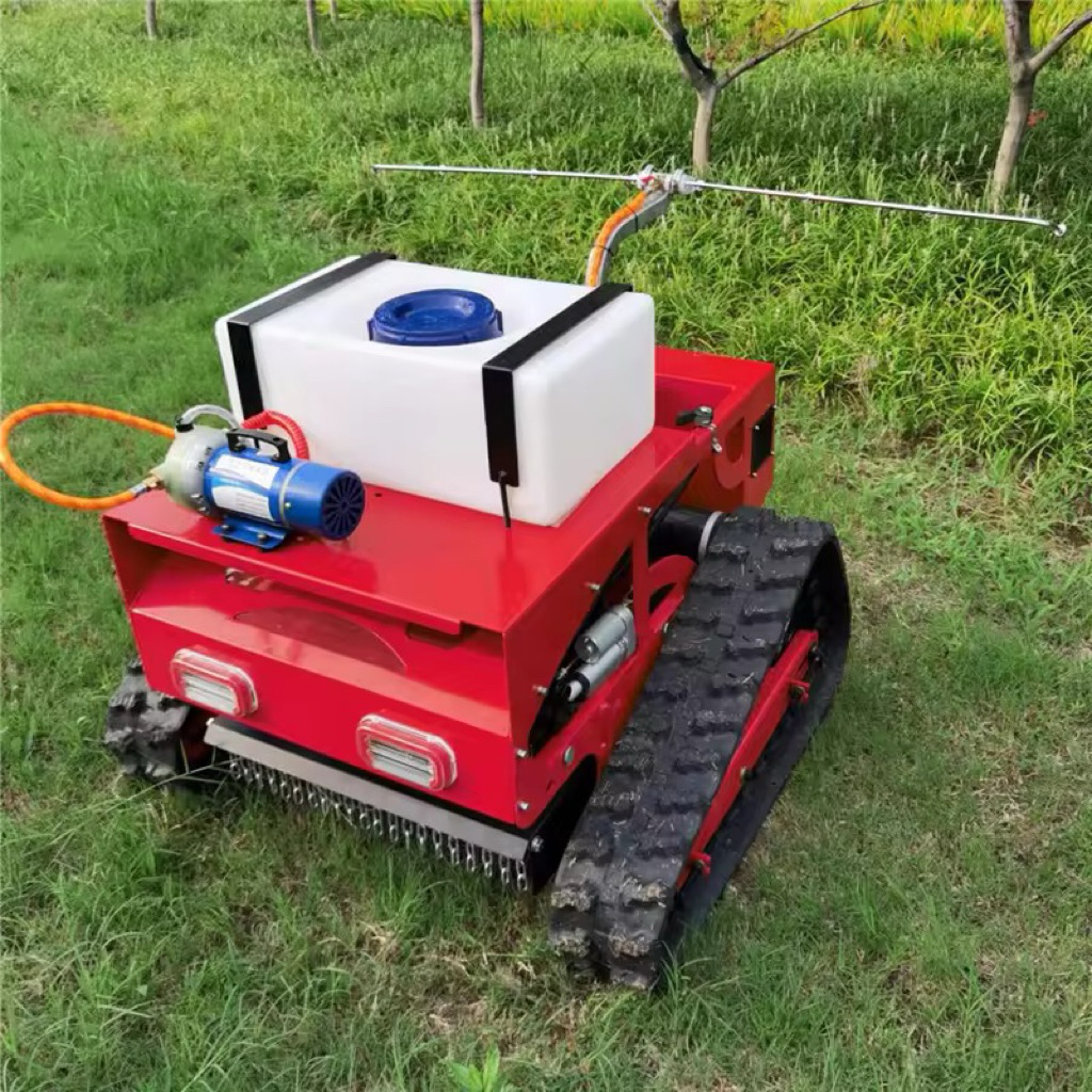 Jual Mesin Potong Rumput Robot RC Lawn Mower 2in1 RC Robotic Sprayer ...