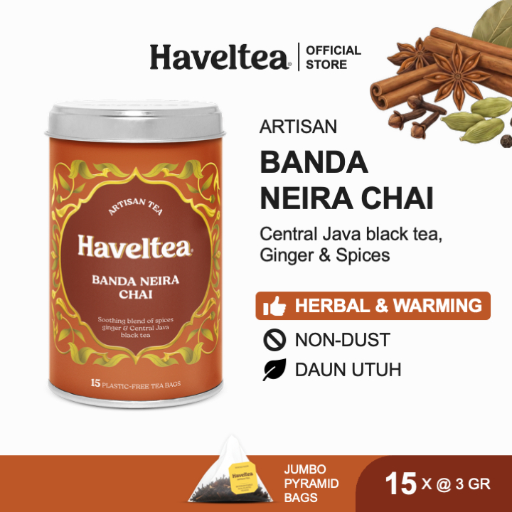 Jual Haveltea Banda Neira Chai Black Tea - Teh Hitam & Rempah - Teh ...