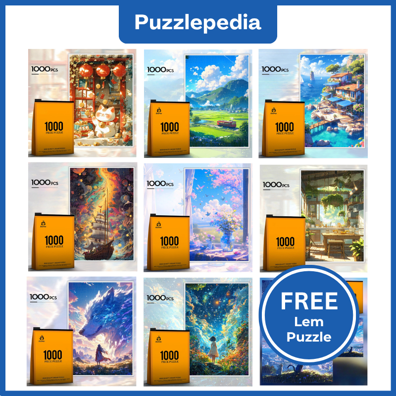 Jual Jigsaw Puzzle 1000 Pcs Tebal Premium – Banyak Pilihan Gambar ...