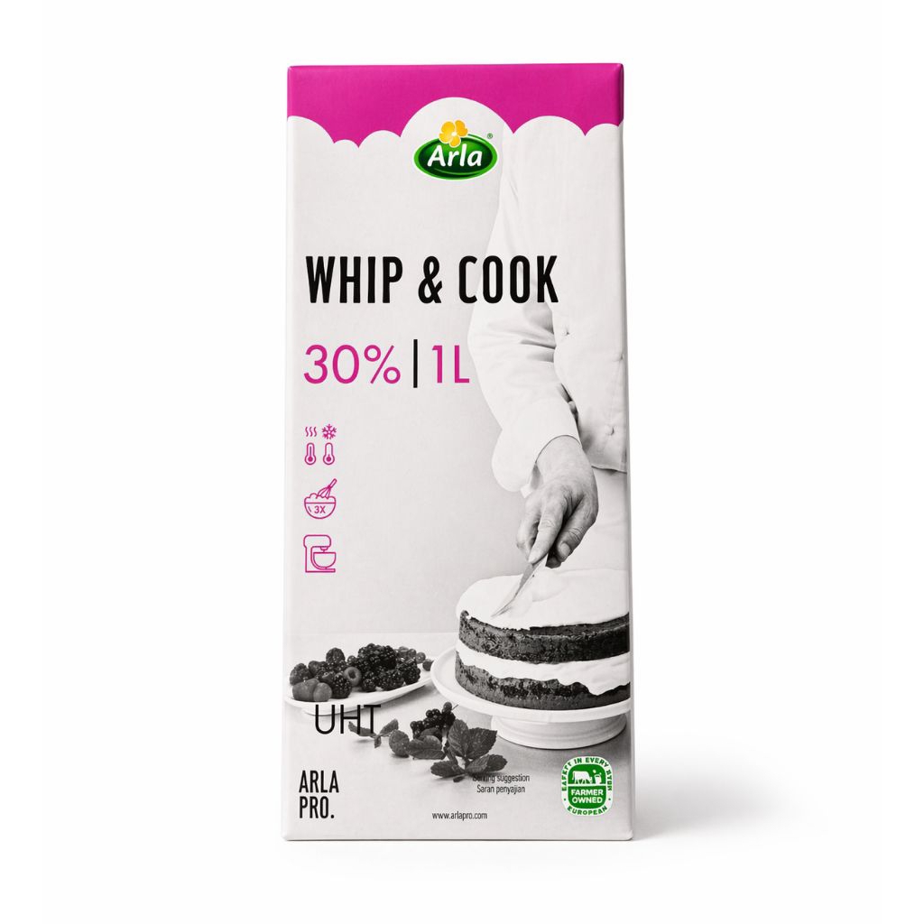 Jual Arla Pro Whip & Cook 30% 1L UHT | Shopee Indonesia
